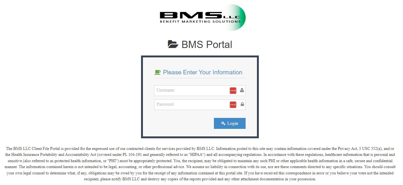 BMS portal